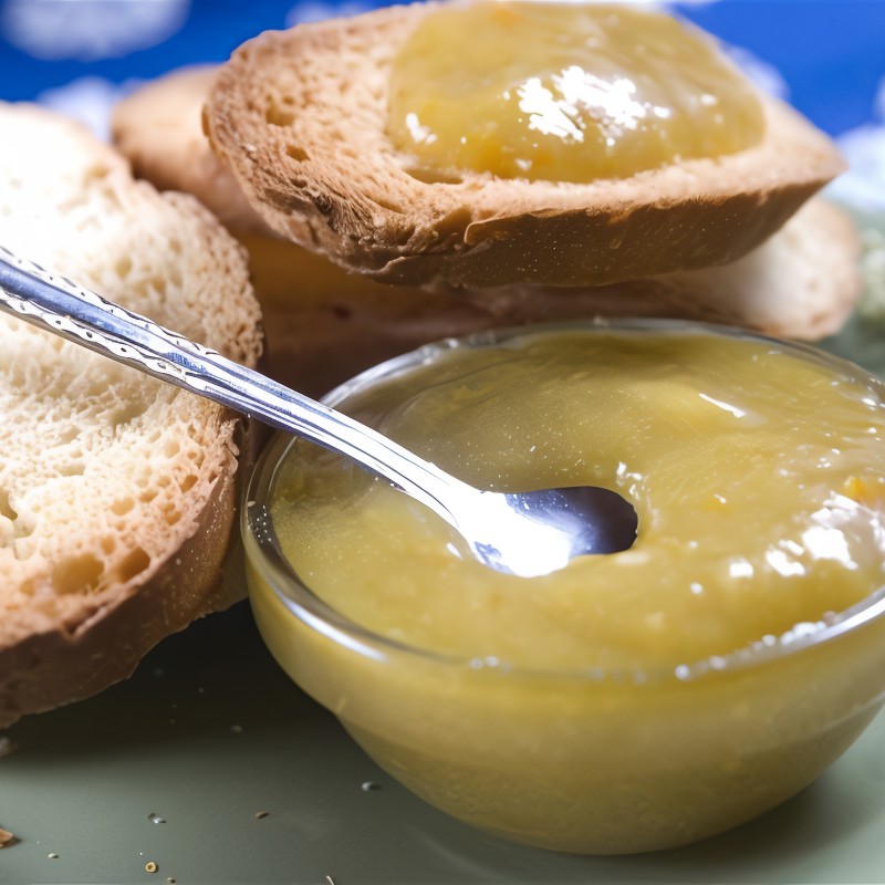 Желе из ревеня