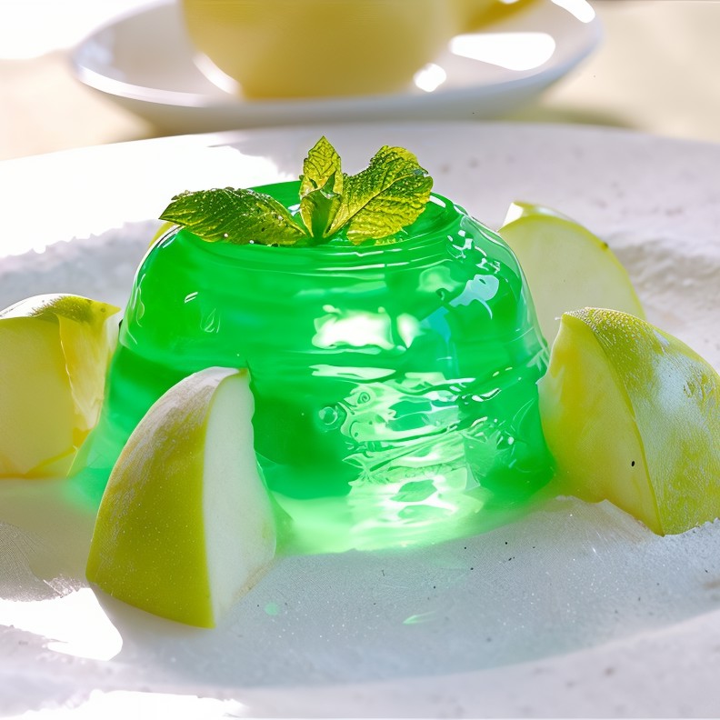 Желе из зеленых яблок