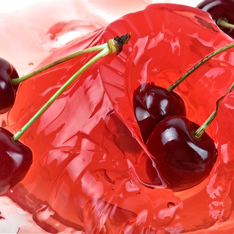 Желе с красным вином