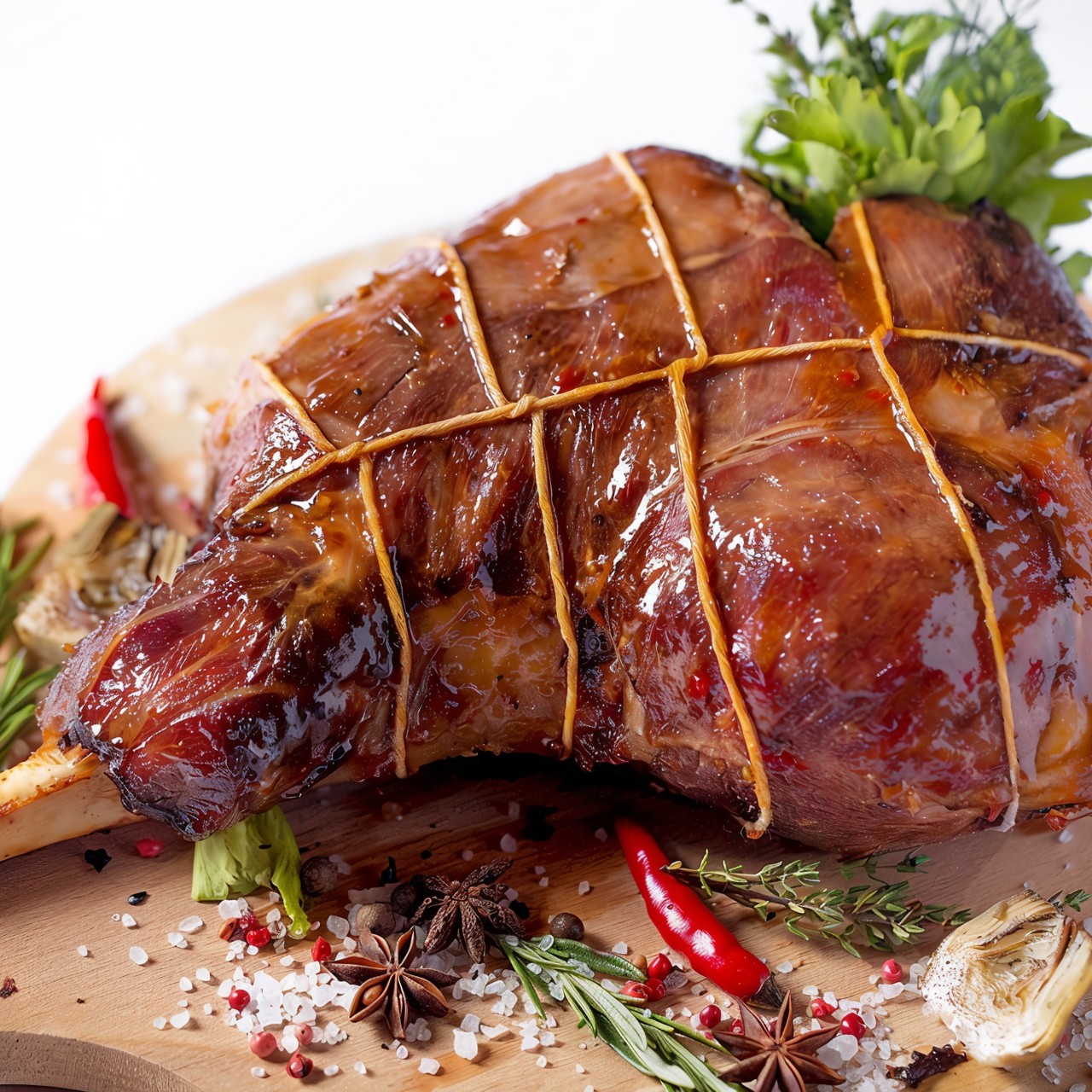 Жиго ягненка с альпийскими травами