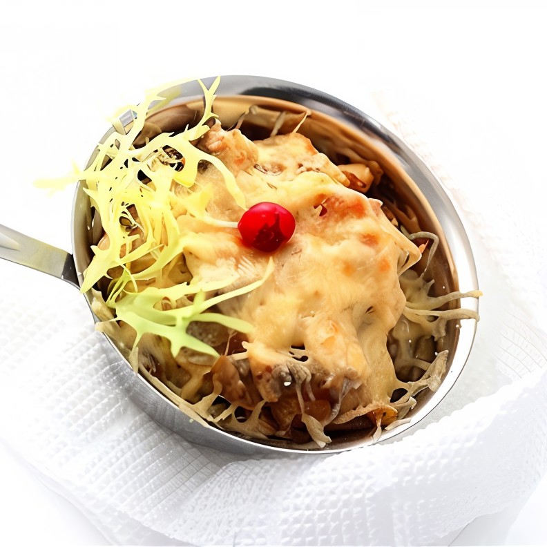 Жюльен из курицы с маслинами