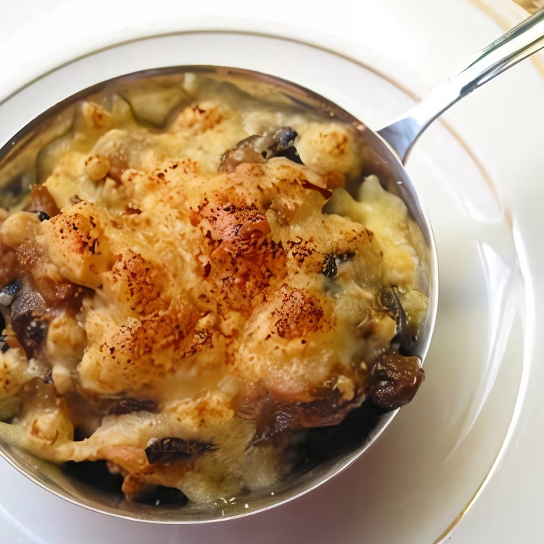 Жюльен из мидий с креветками и грибами