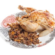 Армянская фаршированная курица амич