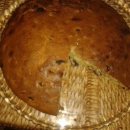 Английский кекс с изюмом