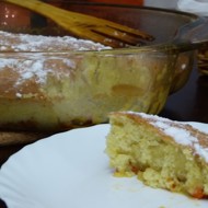 Апельсиновый пирог с облепихой