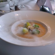 Апельсиново-морковный холодный суп