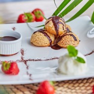 Апельсиновые профитроли