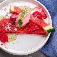 Арбуз с марципаном