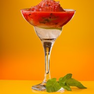 Арбузный физ с джином и лаймом