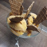 Аристократический сорбет (с нектаринами и вином сорта rose)