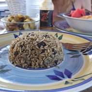 Ароматный рис с фасолью