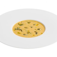 Ароматный крем-суп из тыквы с семечками