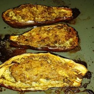 Баклажаны с мясом