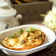 Баклажаны тушеные в сметане