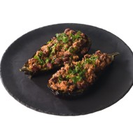 Баклажаны с фасолью и тофу