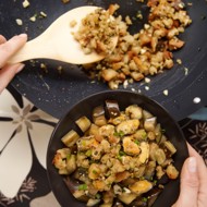 Баклажаны в кисло-сладком соусе