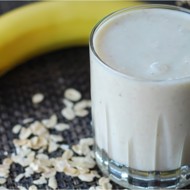 Банановый смузи с овсянкой