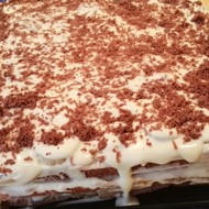 Банановый торт со сметанным кремом