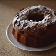 Бананово-шоколадный кекс