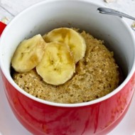 Банановый кекс в кружке