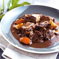 Беф бургиньон с беконом