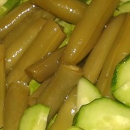 «Быстрая» маринованная стручковая фасоль