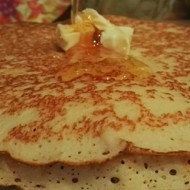 Быстрые кефирные блины на пшеничной муке