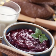 Быстрый сливовый джем с цедрой лайма