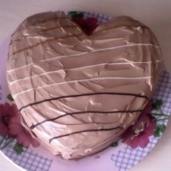 Быстрый торт со сливочно-шоколадным кремом