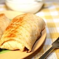 Блинчики с творожной начинкой