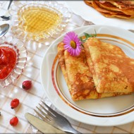 Блины с морковью