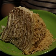 Блинный торт «Зебра»