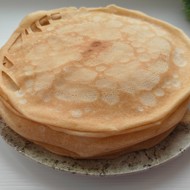 Блины домашние на молоке и кипятке