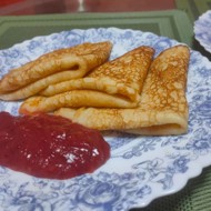 Блины на сыворотке