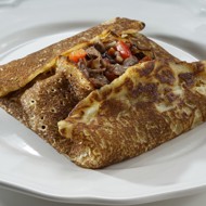 Блины с мясной начинкой