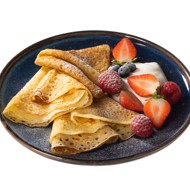 Блины со сметаной