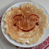 Блины из кислого молока, как у бабушки