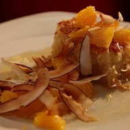 Ближневосточный кокосовый кекс с цитрусовым сиропом