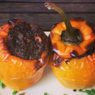 Болгарские перцы фаршированные киноа и овощами
