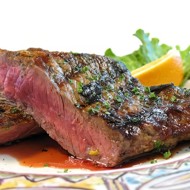 Большой бифштекс с устрицами по-австралийски (капит)