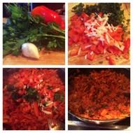 Борщ на курином бульоне