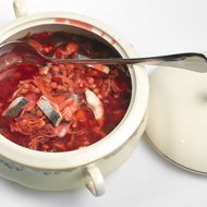 Борщ с селедкой