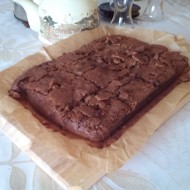 Брауни домашний с белым шоколадом