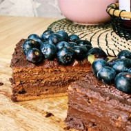 Брауни с голубикой