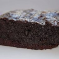 Брауни с ванильным сахаром