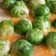 Брюссельская капуста под соусом бешамель