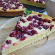 Брусничный пирог