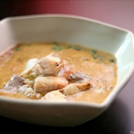 Буйабес из соленой трески и картофеля