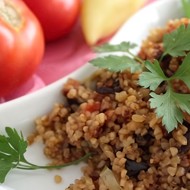 Булгур с овощами и пряностями