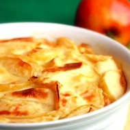 Бургундская яблочная запеканка